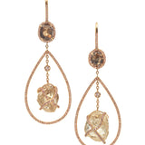 Orielle Drop Hoop Earrings