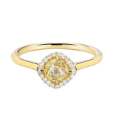 GRACE Lemon Yellow Raw Ring