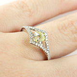 VICTORIAN Lemon Yellow Raw Ring