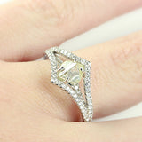 VICTORIAN Champagne Yellow Raw Ring