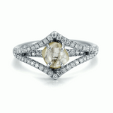 VICTORIAN Champagne Yellow Raw Ring