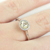 GRACE Lemon Yellow Raw Ring