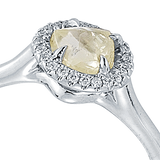 GRACE Lemon Yellow Raw Ring