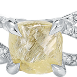 VINE Lemon Yellow Raw Ring
