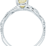 VINE Lemon Yellow Raw Ring