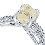 VINE Lemon Yellow Raw Ring