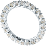 Champaign Brown Eternity Raw Diamond Band