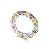 MIX Fancy Eternity Raw Diamond Band