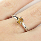 MODERN Chocolate Brown Raw Ring