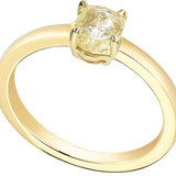 MODERN Lemon Yellow Raw Ring