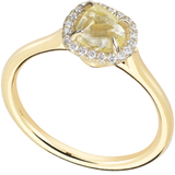 GRACE Lemon Yellow Raw Ring