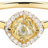 GRACE Lemon Yellow Raw Ring