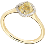 GRACE Lemon Yellow Raw Ring