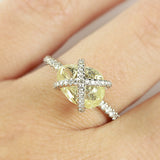 Custom Embrace Solitaire Ring