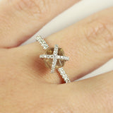 Custom Embrace Solitaire Ring