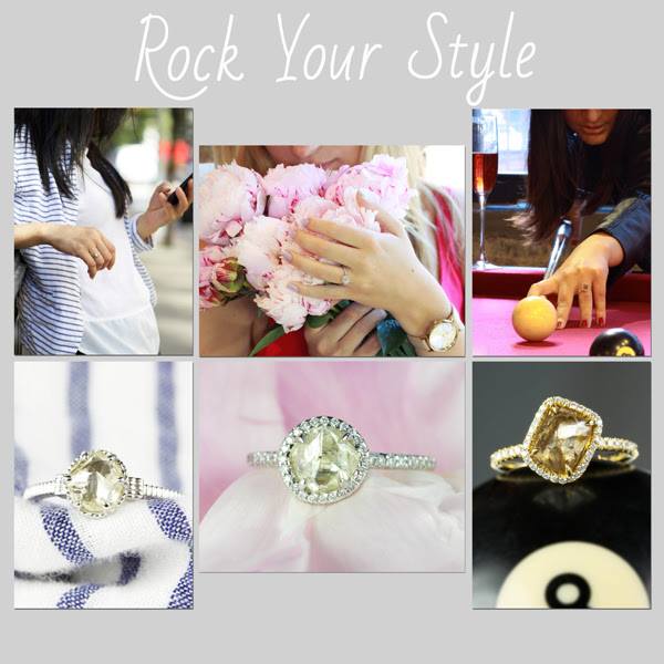 How to Style Rough Diamond Jewelry