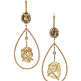 Orielle Drop Hoop Earrings