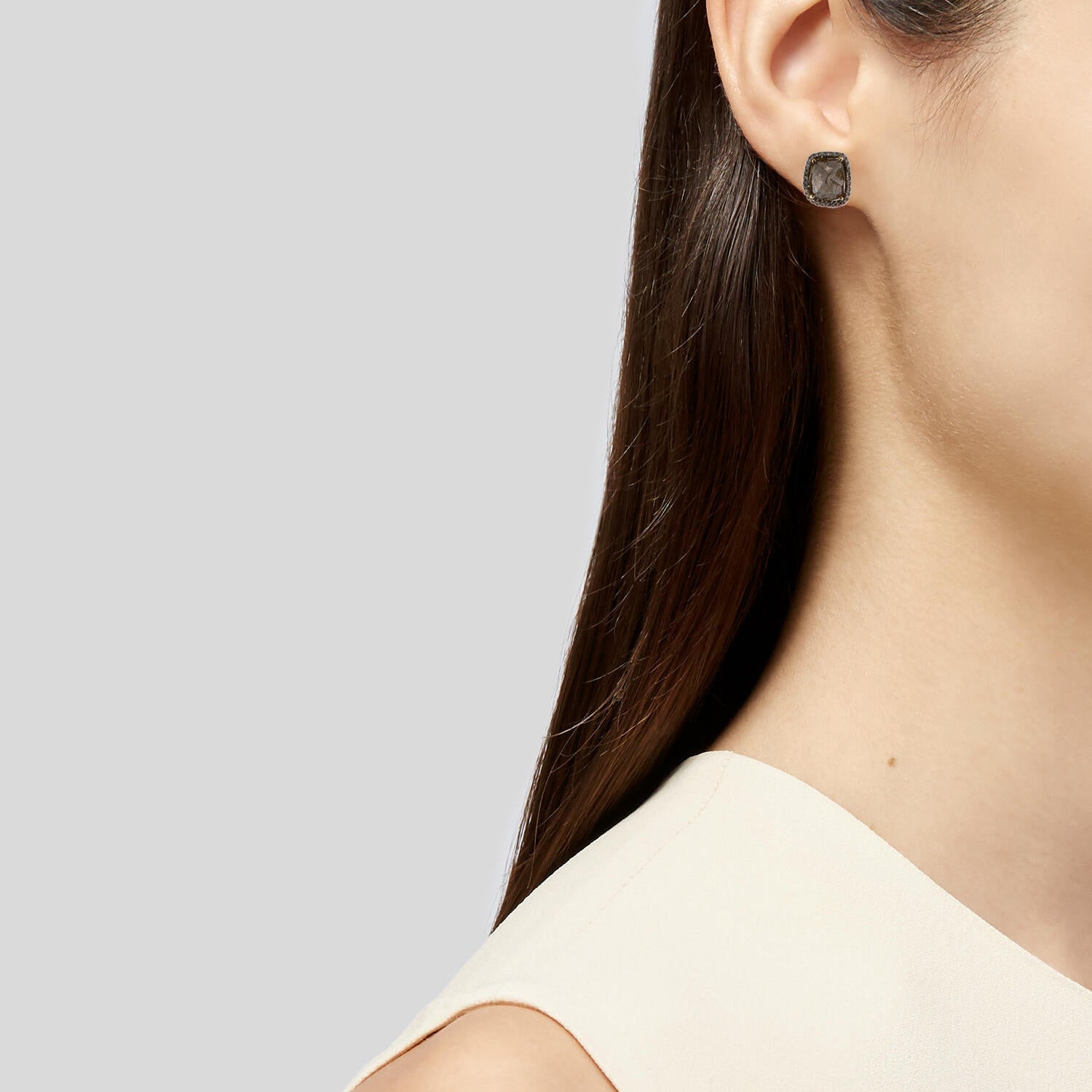 Classic Halo Studs Earrings