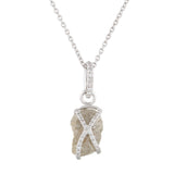 Custom Embrace Champaign Yellow Raw Pendant