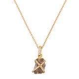 Custom Embrace Champaign Yellow Raw Pendant