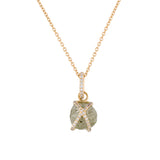 Custom Embrace Champaign Yellow Raw Pendant