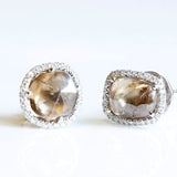 Classic Halo Studs Earrings