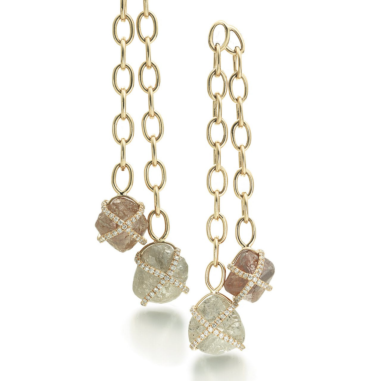 4 Raw Orielle Drop Earrings