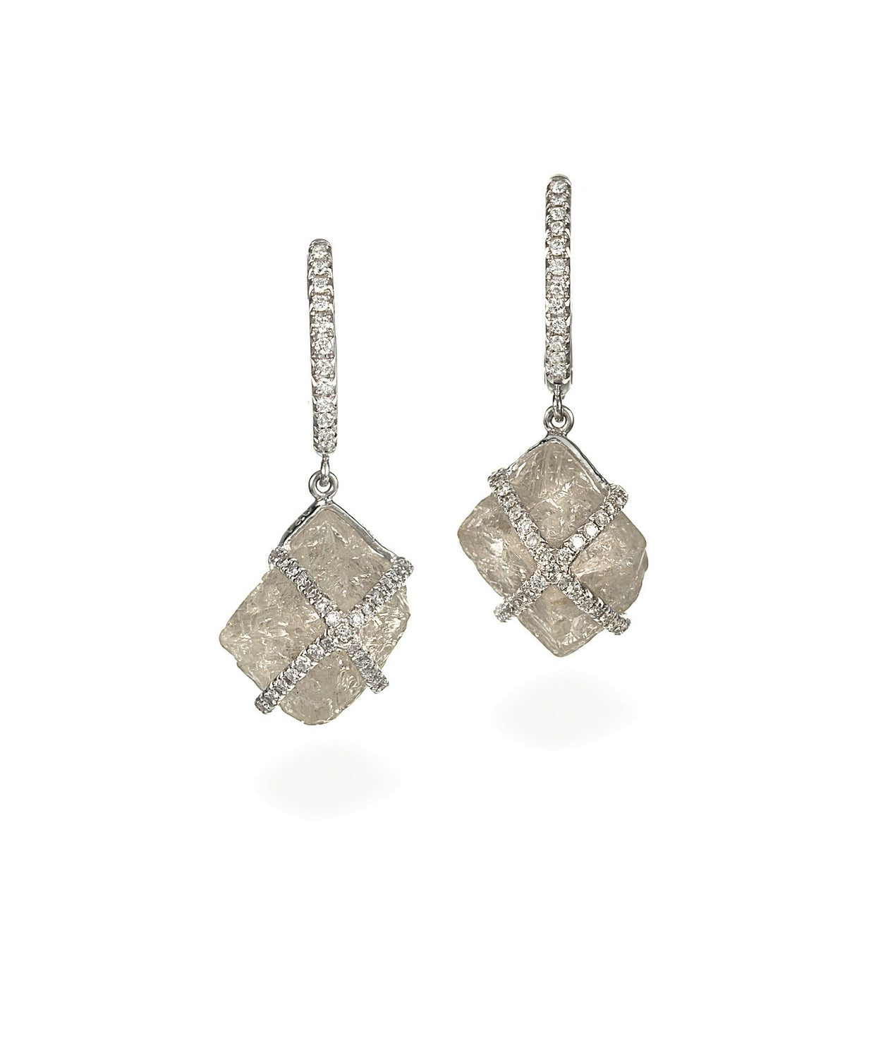 Orielle Drop Warped Earrings