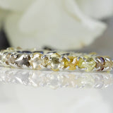 MIX Fancy Eternity Raw Diamond Band