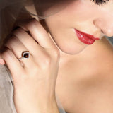 Classic Champagne Yellow Raw Ring