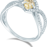 UNITY Lemon Yellow Raw Ring
