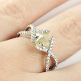 Unity Champagne Yellow Raw Ring