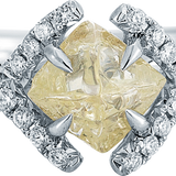 Unity Champagne Yellow Raw Ring