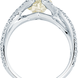 Unity Champagne Yellow Raw Ring
