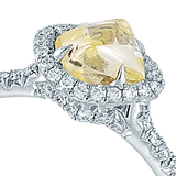 Classic Lemon Yellow Raw Ring