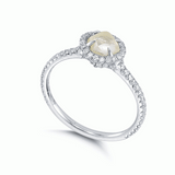 Classic Champagne Yellow Raw Ring