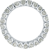 Champaign Yellow Eternity Raw Diamond Band