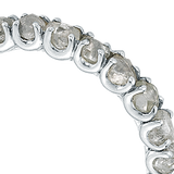 Champaign Yellow Eternity Raw Diamond Band