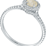 Classic Champagne Yellow Raw Ring