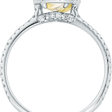 Classic Lemon Yellow Raw Ring