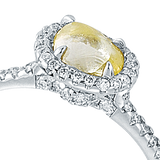 Classic Lemon Yellow Raw Ring