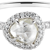 Classic Champagne Yellow Raw Ring
