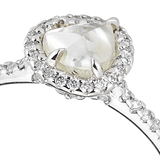 Classic Champagne Yellow Raw Ring