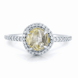 Classic Lemon Yellow Raw Ring