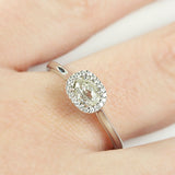 GRACE Champagne Yellow Raw Ring