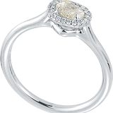 GRACE Champagne Yellow Raw Ring