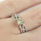 VINE Lemon Yellow Raw Ring