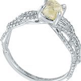 VINE Lemon Yellow Raw Ring