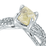 VINE Lemon Yellow Raw Ring