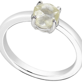 MODERN Champagne Yellow Raw Ring